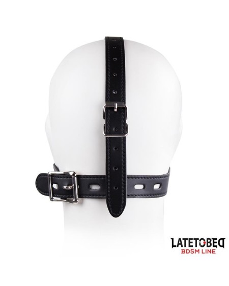 face harness strap toilet lid gag adjustable