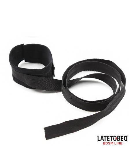 restraint 3 pieces set blindfold, anklecuffs and wristcuffs adjustable