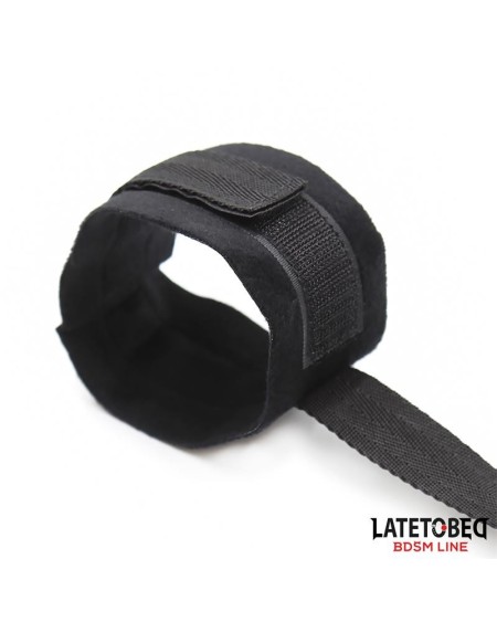 restraint 3 pieces set blindfold, anklecuffs and wristcuffs adjustable