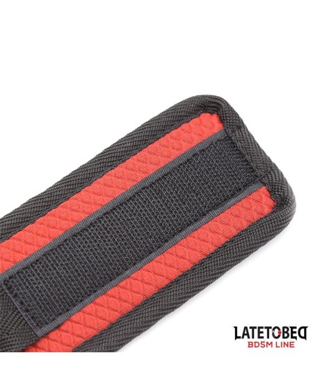 bed eestraint set with blindfold adjustable cuffs