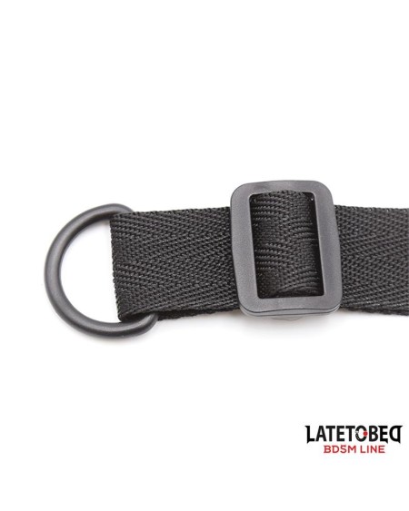 bed eestraint set with blindfold adjustable cuffs