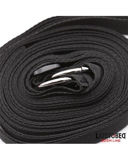 bed eestraint set with blindfold adjustable cuffs