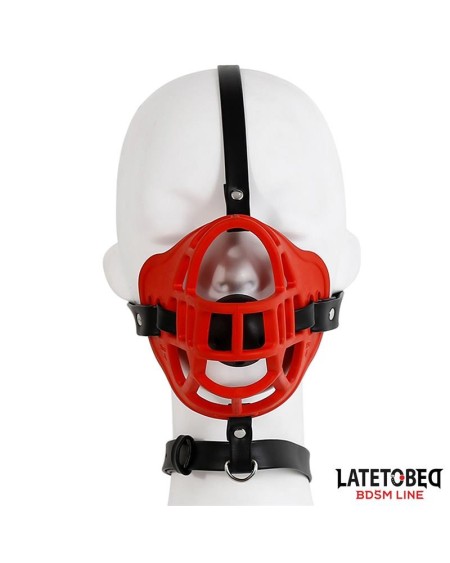 muzzle with breathable gag ball