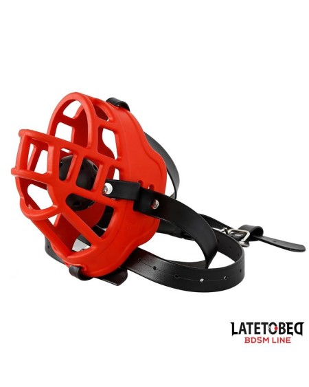 muzzle with breathable gag ball