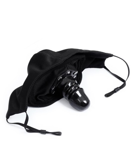 face mask with detachable dildo