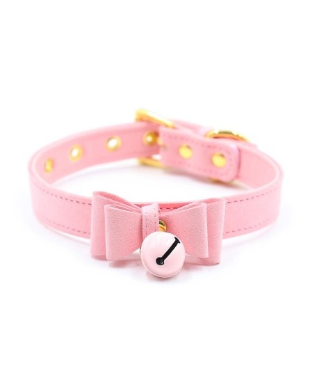 golden kitty cat collar with bell