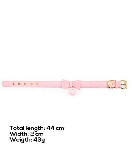 golden kitty cat collar with bell