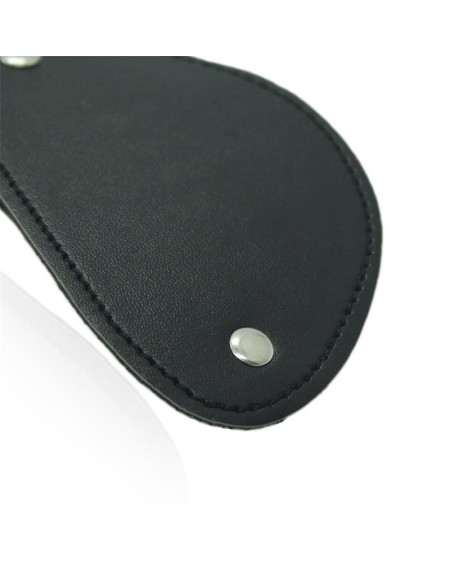 blindfold with 3 rivets