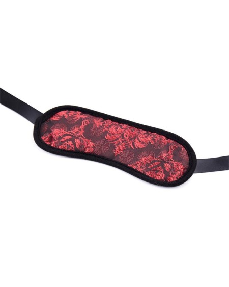 blindfold bicolor noir and red