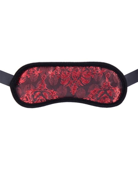 blindfold bicolor noir and red
