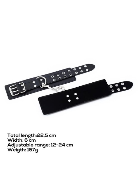 double buckle adjustable handcuffs