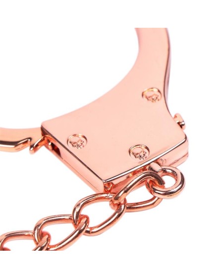 rose gold color cuffs skull keys
