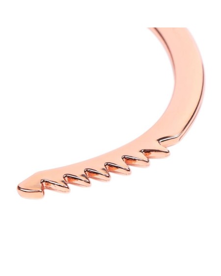 rose gold color cuffs skull keys