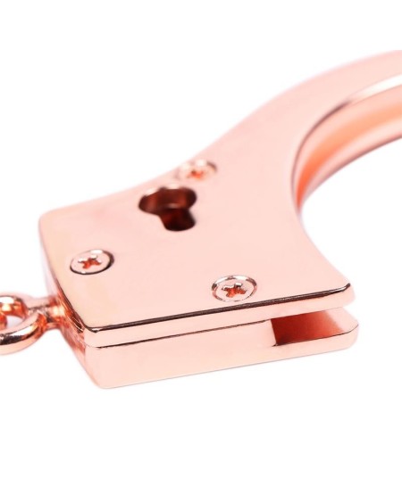 rose gold color cuffs skull keys