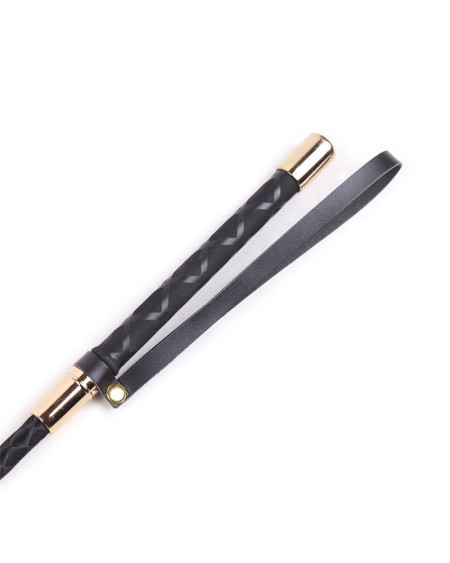 classic metal crop noir and golden