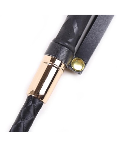 classic metal crop noir and golden