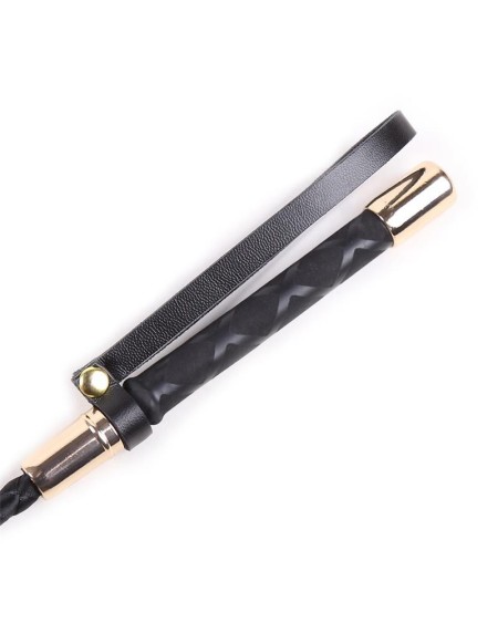 classic crop noir and gold 30 cm