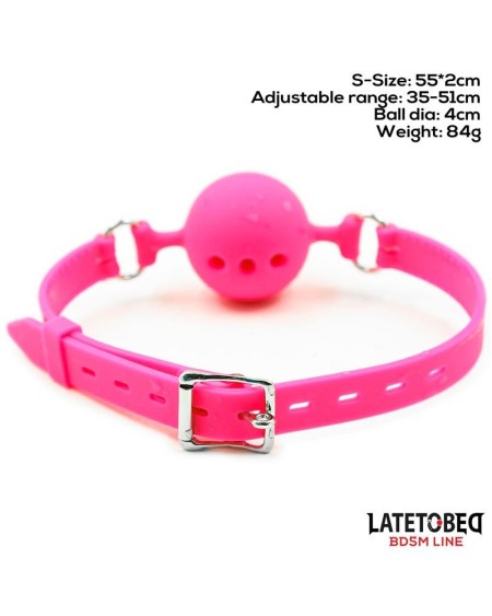 silicone breathable ball gag s - 4 cm