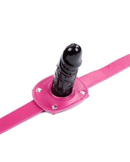 dildo gag ball adjustable 46-58 cm - dildo: 10 cm