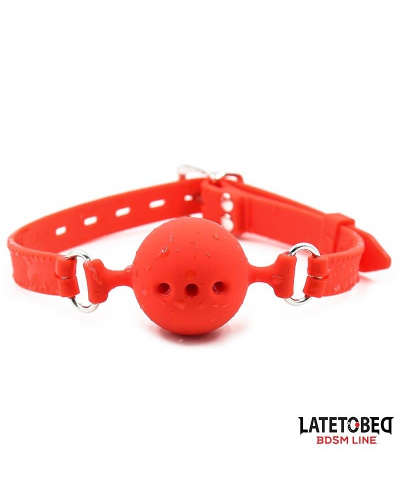 breathable silicone ball gag s - 4 cm