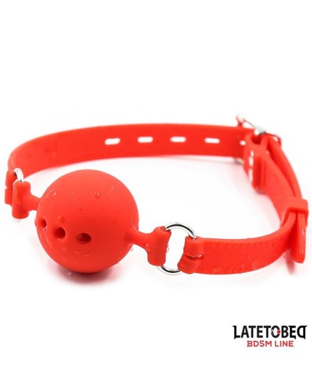 breathable silicone ball gag s - 4 cm