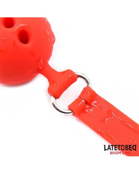 breathable silicone ball gag s - 4 cm