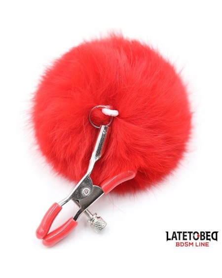 nipple clamps adjustable with fur