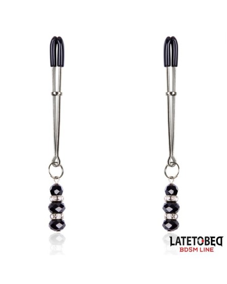 nipple clamps with glass beads