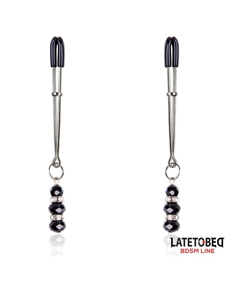 nipple clamps with glass beads