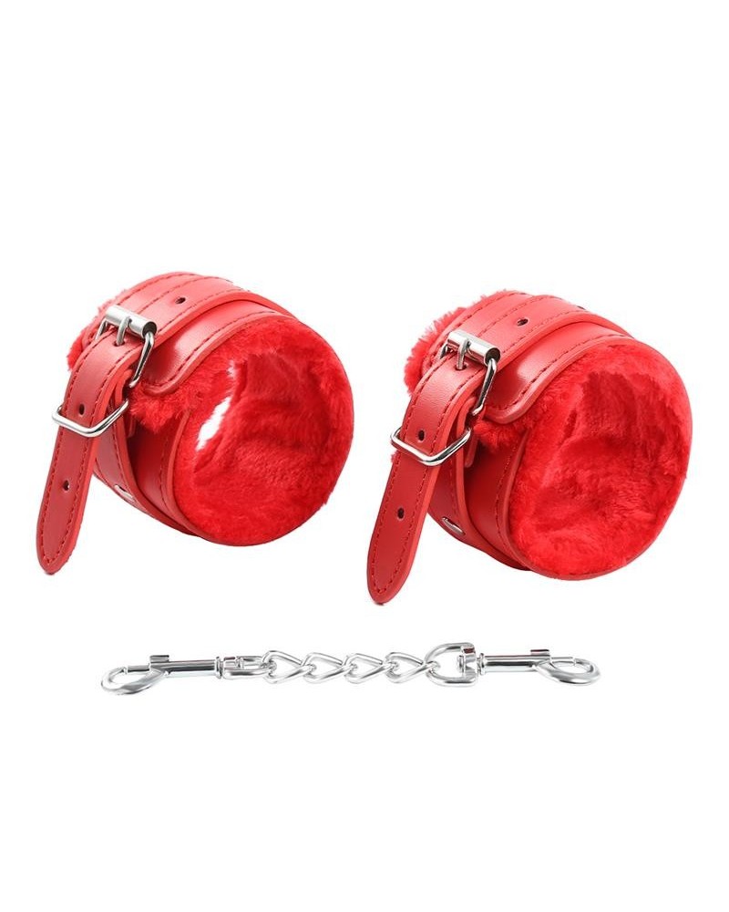 premium fur adjustable handcuffs