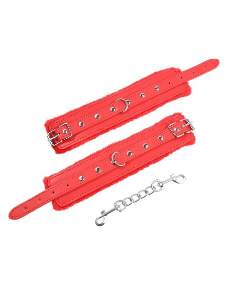 premium fur adjustable handcuffs