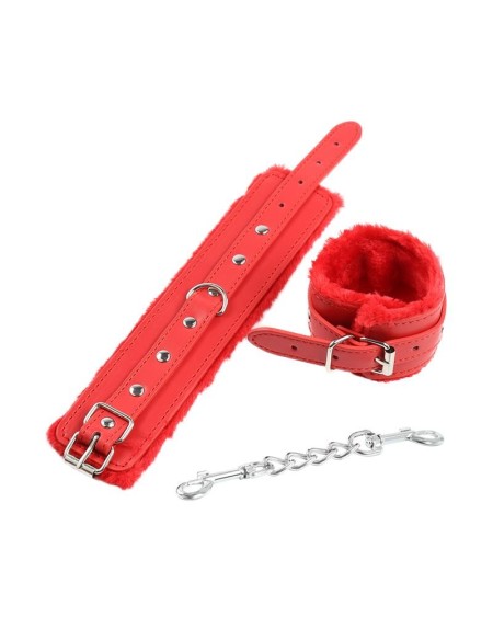 premium fur adjustable handcuffs