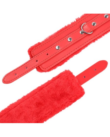 premium fur adjustable handcuffs