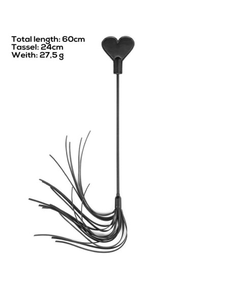 heart paddle with flogger 60 cm
