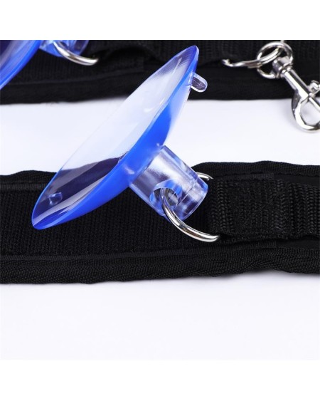 adjustable anklecuffs with ventouse cups