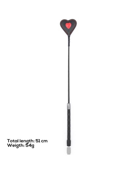 heart shaped riding crop 51 cm