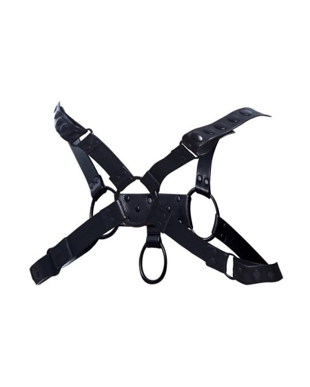 party noir chest harness adjustable one size