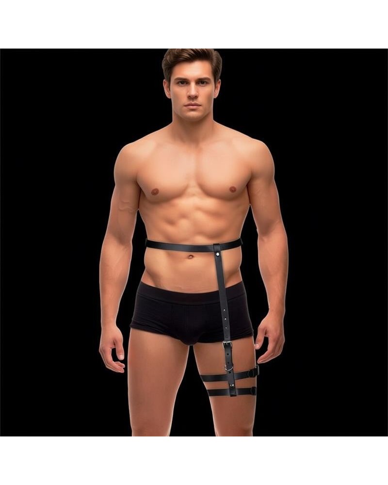 martin leg and waist bondage harness