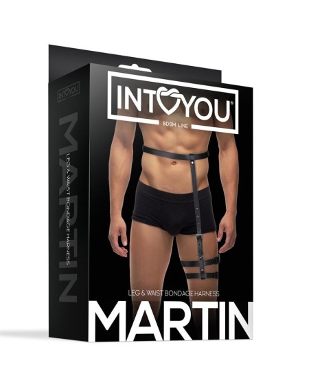martin leg and waist bondage harness