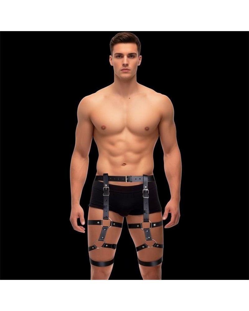 fabian leg and waist bondage harness adjustable