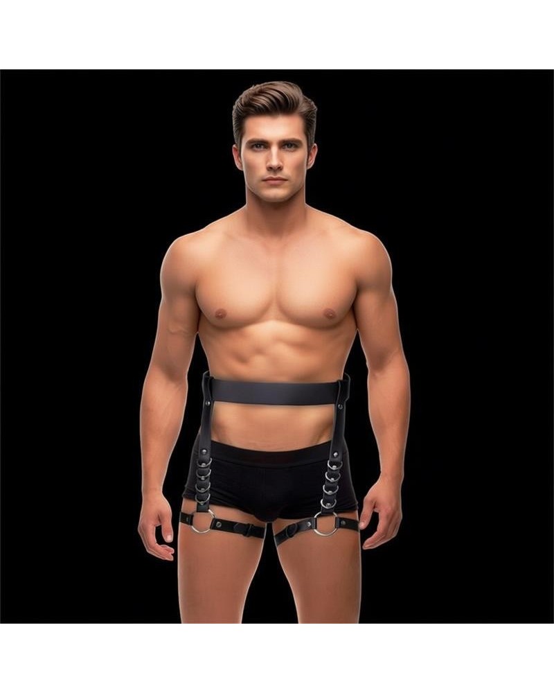 didier leg and waist bondage harness adjustable
