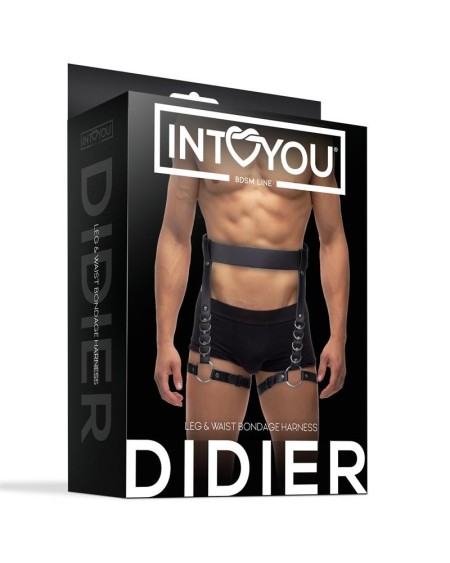 didier leg and waist bondage harness adjustable