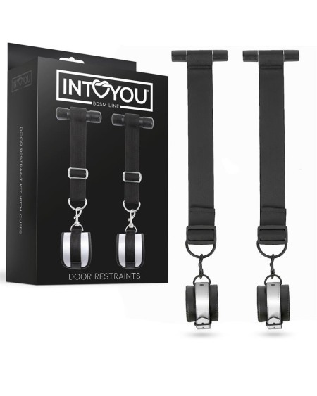 door restraint kit with adjustable and removable cuffs