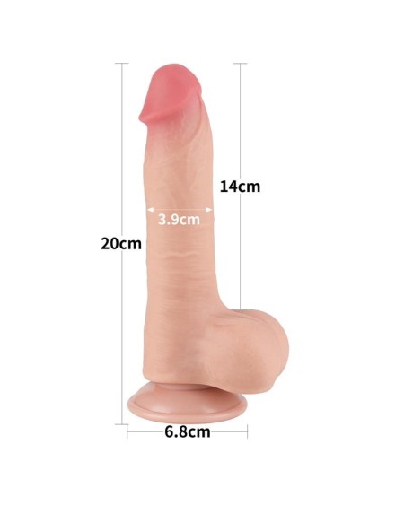 sliding peau dual layer dildo 8