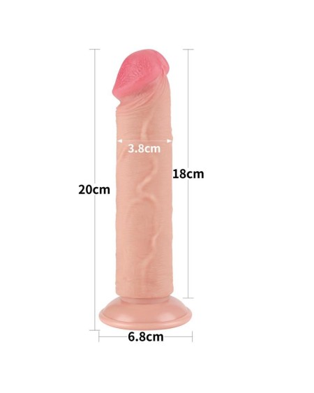 sliding peau dual layer dildo 8