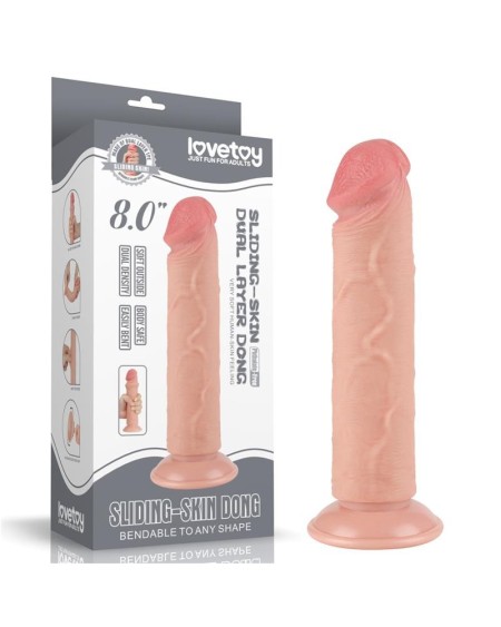 sliding peau dual layer dildo 8
