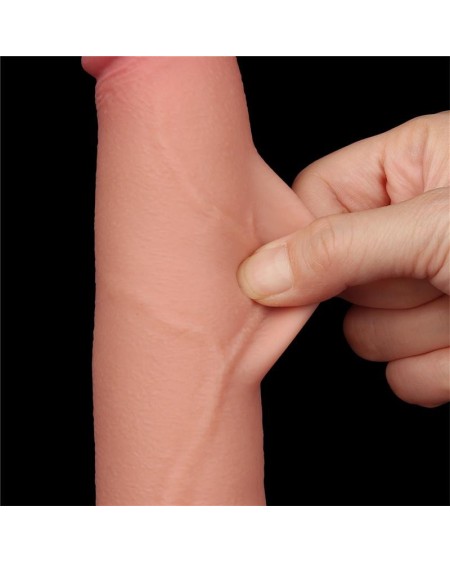 sliding peau dual layer dildo 8.5