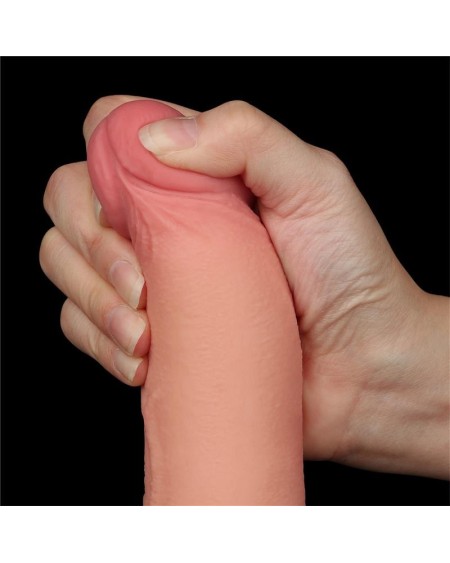 sliding peau dual layer dildo 8.5