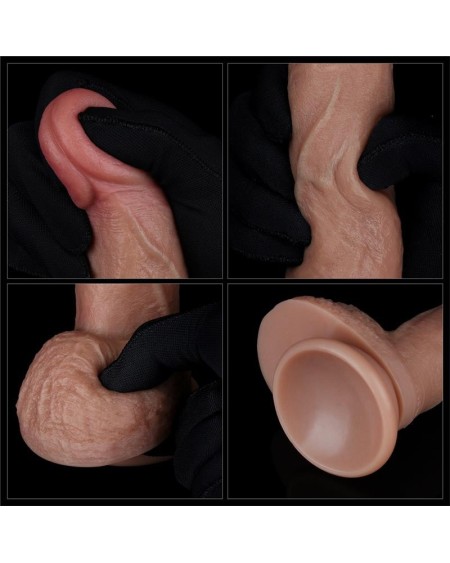 7 dual layered silicone cock chair
