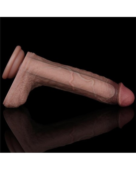 dual layered silicone dildo 8.5